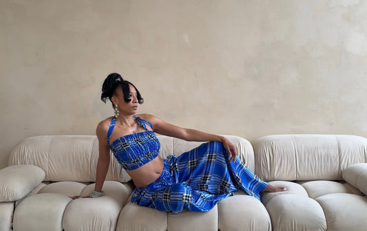 JET SET - BONFIRE PRINT BLUE